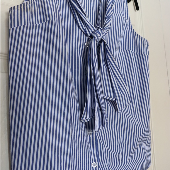 Nautical Blue & White Striped Top - Picture 2 of 3